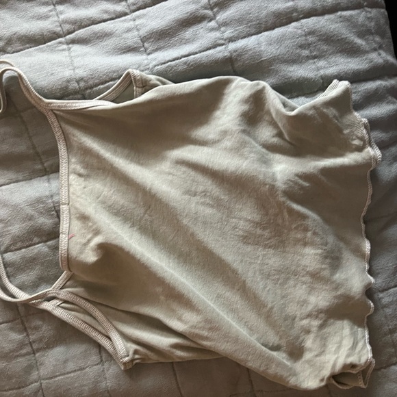brandy melville light green bow tank top - Picture 4 of 4